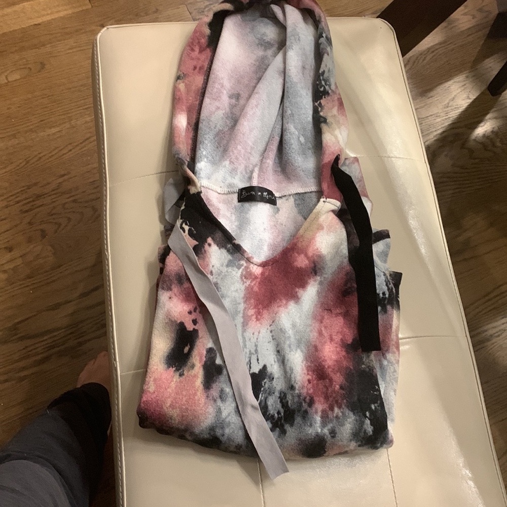 Tie Dye Sweater/hoodie by Born in March. Sz Medium. Like New/perfect condition